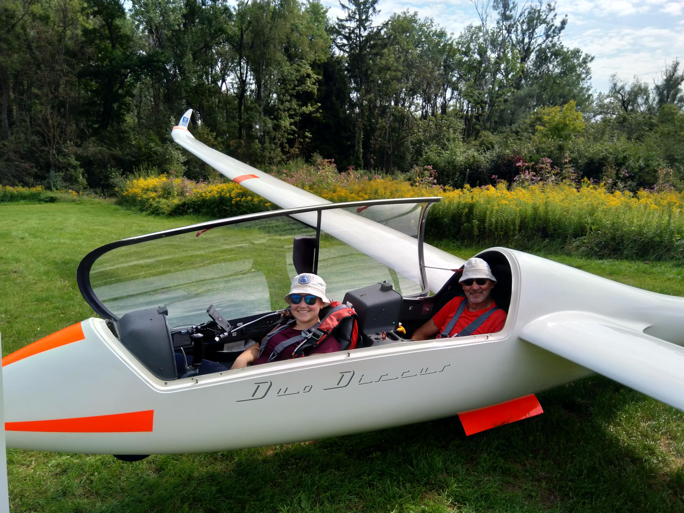 Pilotin Hannah Gebert mit Co-Pilot Jürgen Gebert